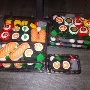 7 Sushi socks boxes - You can resell them